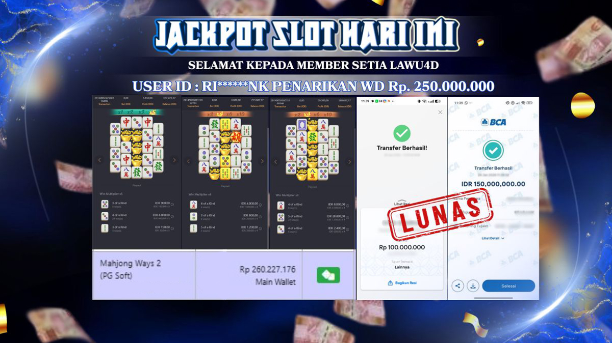 LAGI DAN LAGI MAHJONG WAYS ERORR JACKPOT 250.000.000