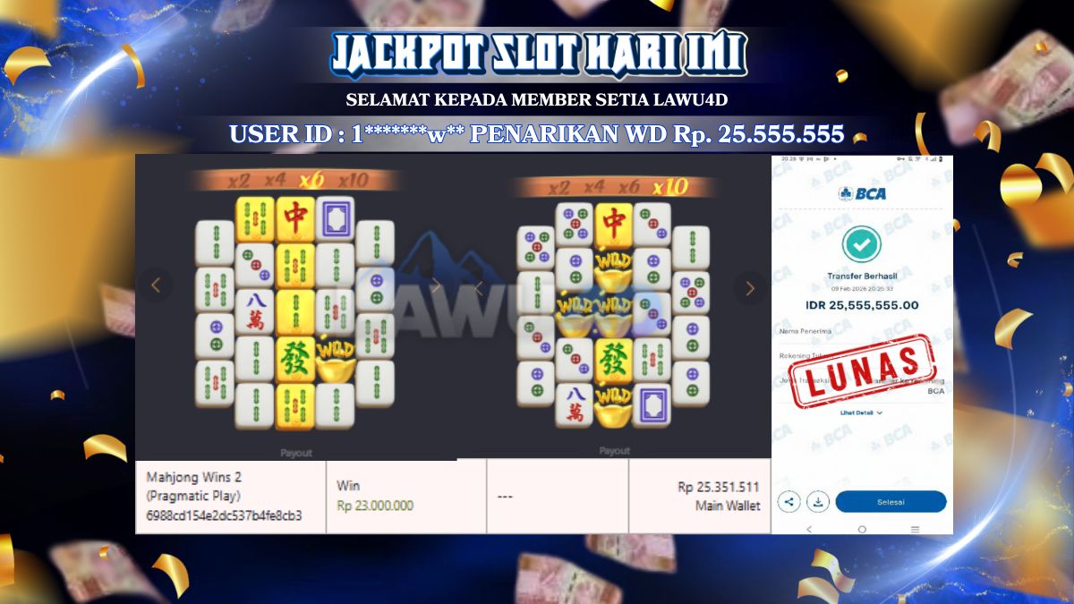 JACKPOT MAHJONG WAYS LAGI RUSAK NEW MEMBER LANGSUNG MAXWIN lunas 25.555.555