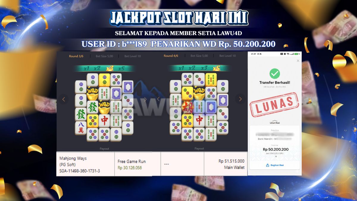 INFO MAHJONG WAYS ERORR SPIN SALDO MELEDAK WD LUNAS!! 52.200.200