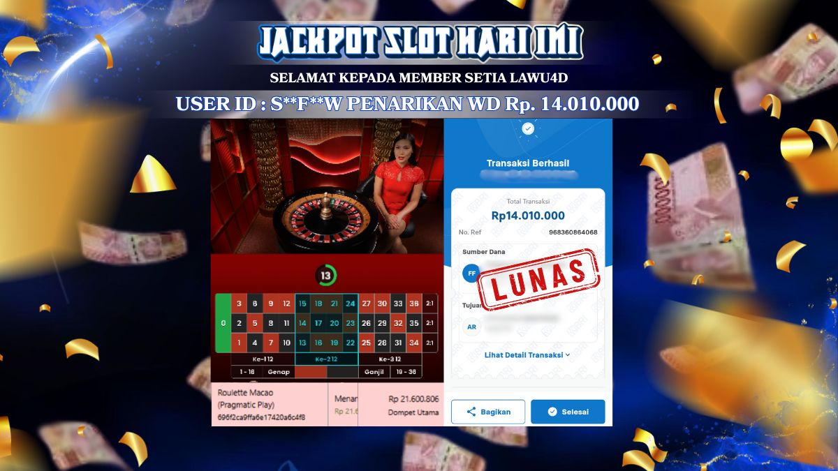 JACKPOT NEW MEMBER LIVE CASINO lunas 14.010.000